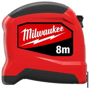 Milwaukee 4932498785 SLIM рулетка, 8м, 25мм, класс II, компактная, эргономичная, ударостойкая (4932498785)