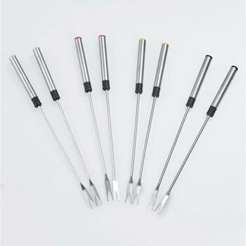 Severin Фондю 2471-000, 1500 W, 2.04 кг, Черный, Серебристый, Термостат, Нержавеющая сталь, Пластик, 8 вилок, блинная тарелка (2471-000)