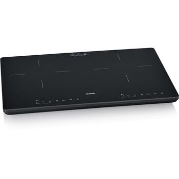 Severin DK 1033, 2 plīts virsmas, 22cm, 3400W, 10 jaudas līmeņi, 60-240°C, skārienekrāns, taimeris, auto izslēgšanās (1033)