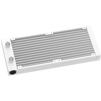 Deepcool šķidruma dzesētājs LM240 WH R-LM240-WHDMMC-1, 240 mm, 66.23 cfm, 2x120 mm ventilatori, ARGB apgaismojums (R-LM240-WHDMMC-1)