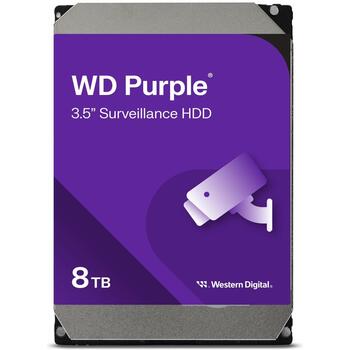Western Digital Жесткий диск для наблюдения WD85PURZ, 8193 ГБ, 5640 RPM, 256 МБ, 3.5