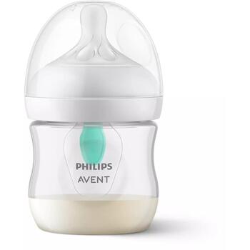 Philips Avent Natural Response pretkoliku pudelīte SCY670/01, 125 ml, 0m+, silikona knupītis, AirFree vārsts, nesatur BPA (SCY670/01)