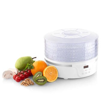 Augļu žāvētājs ar 380 W jaudu, 5 žāvētājiem un integrētu taimeri Secca ETA730190000 White ETA (ETA730190000)