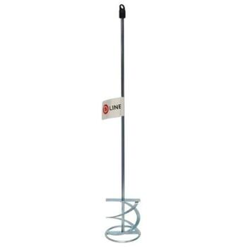 D Line Миксер для штукатурки 9147177, 600mm, 120mm, 7,8mm, сталь, 1,8mm, 485g (9147177)
