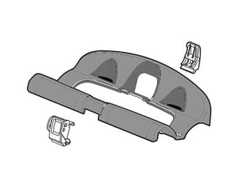 Riteņa plastmasas detaļa, modelis 1500034368, 69-34368, THULE (69-34368)