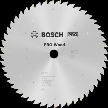 Paneļzāģiem PRO WOOD CORDLESS RIPZĀĢA ASMENS BOSCH 2608837701 (2608837701)