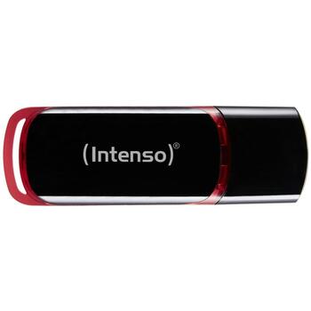 Intenso USB zibatmiņa 3511460 8GB, USB 2.0, Lasīšanas ātrums 28 MB/s, Rakstīšanas ātrums 6.5 MB/s, Melna, Sarkana (3511460)