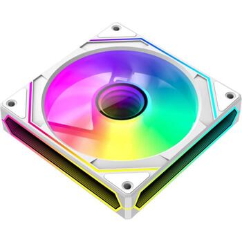 Gamemax Korpusa ventilators FN12A-S8I-W, 120mm, 44.35 cfm, 800-1600 rpm, 31.21 dBA, caurspīdīgas lāpstiņas (FN12A-S8I-W)