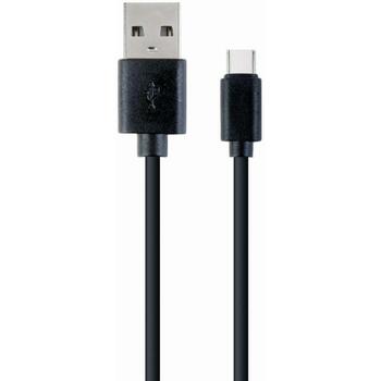 Gembird kabelis CC-USB2-AMCM-1M, 1m, USB A, USB C, USB 2.0, 0.48 Gbit/s, melns (CC-USB2-AMCM-1M)