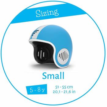 Chillafish Bobbi защитный шлем CPHLS01BLU, S, 51-55см, 5-8 лет, ABS, дышащий, держатель для горнолыжных очков (CPHLS01BLU)
