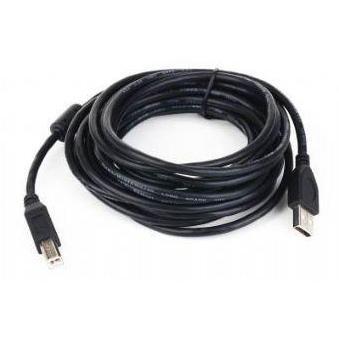 Gembird USB 2.0 kabelis AM-BM 1.8m, 30u zelta kontakti, ferrīta kodols (CCF-USB2-AMBM-6)