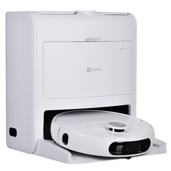 Ezviz CS-RS2-TWT2 robotizētais putekļsūcējs un mopu robots, 4000 Pa, 180 RPM, 5200 mAh, 220 min, 0.4 L, 0.15 L, 5.5 L, 5 L, Wi-Fi (CS-RS2-TWT2)