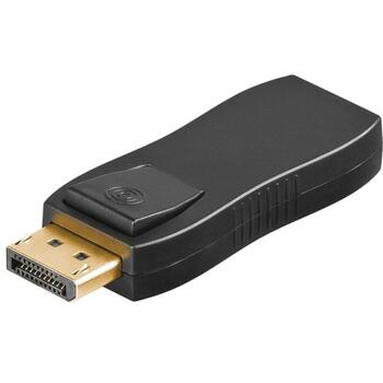 Goobay адаптер DisplayPort/HDMI 51719, 1.00г, DP на HDMI, 20 пин DisplayPort, 19 пин HDMI, блокирующий разъем (51719)