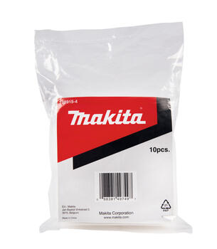 Flīša pamatfiltra komplekts putekļsūcejiem 10gab. 198915-4 MAKITA (198915-4)