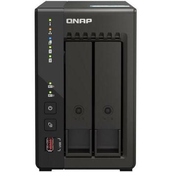 Qnap накопительный башня TS-253E-8G, 2.5GbE, 8GB RAM, 2 HDMI, 2 RJ45, 2 USB 3.2, 2.5-дюймовые SATA HDD/SSD, 2 отсека (TS-253E-8G)