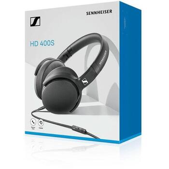 Sennheiser | Headphones | HD 400S | Wired | Over-Ear | Black | Noise canceling | Noise reduction (508598)