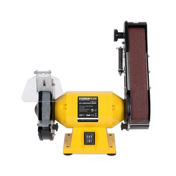 Slīpmašīna ar ripu un slīplentu 240W, Ø150mm PowerPlus X (POWX1270)