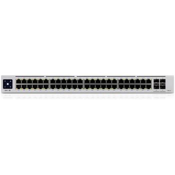 Ubiquiti UniFi Pro коммутатор USW-Pro-48-POE, 48xRJ-45 Gigabit, 600W PoE, 1U, L2/L3, CE, FCC, IC (USW-PRO-48-POE)
