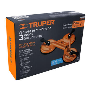 Stikla turētājs ar 3 piesūcekņiem VEVI-3A TRUPER (VEVI-3A)