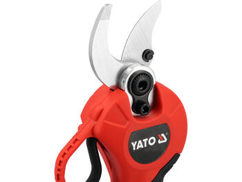 Yato садовые ножницы YT-828380, 18V, 30мм, 2000мАч, Li-Ion, 36Втч, 1ч, 5.5мм, SK5, бесщеточный, ЖК-дисплей, индикатор заряда (YT-828380)