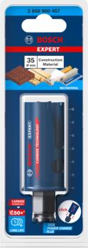 Caurumzāģis 35mm Construction Material, Urbjmašīnām/skrūvgriežiem, triecienurbjmašīnām/triecienskrūvgriežiem EXPERT CONSTRUCTION MATERIAL PC PLUS CAURUMZĀĢIS, 2608900457, BOSCH (2608900457)