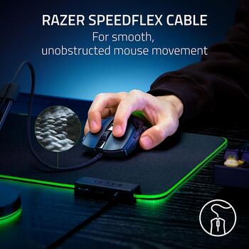 Razer игровая мышь Cobra RZ01-04650100-R3M1, 8500 dpi, USB Type-A, 6 кнопок, оптическая, черная, RGB подсветка (RZ01-04650100-R3M1)