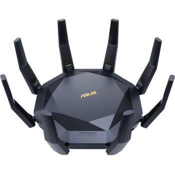 Asus беспроводной маршрутизатор RT-AX89X 6000Mbps, 8 антенн, 8 LAN портов, 2x10G порта, Wi-Fi 6, AiProtection Pro (RT-AX89X)