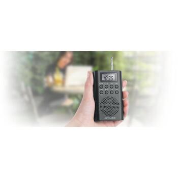 Muse Портативное радио M-03R, 2xAAA, FM 20 предустановленных станций, ЖК-дисплей, будильник, таймер сна (M-03R)