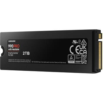 Samsung SSD M.2 MZ-V9P2T0GW 2TB, PCIe 4.0, Скорость чтения 7450 MB/s, Скорость записи 6900 MB/s, V-NAND MLC, Heatsink (MZ-V9P2T0GW)