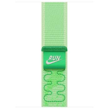 Apple Nike Sport Loop MKUQ4ZM/A, 42мм, зеленый, 130-190мм, 80% переработанный нейлон, ремешок для умных часов (MKUQ4ZM/A)