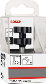 Savienojumu frēze HM B=5mm, l=22mm,kāts 8mm, Rokas frēzēm, malu frēzēm IZCIĻŅU FRĒZE STANDARD FOR WOOD, 2608628353 BOSCH (2608628353)