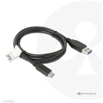 Club3D кабель USB 3.1 Type-C к Type-A CAC-1523 10Gbps, 60W, 1m, M/M (CAC-1523)