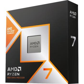Amd Ryzen 7 9800X3D procesors 100-100001084WOF, 4.7 GHz, 8 kodoli, 16 pavedieni, 104 MB L2 & L3, 120 W TDP, 192 GB RAM, AM5, DDR5 (100-100001084WOF)