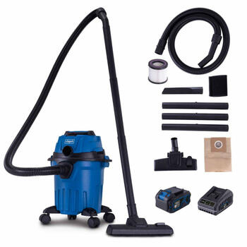Scheppach C-NTS15-X SET L 5907738400, 12л, 10кПа, 20В, 1,5м, 0,3мкм, влажная/сухая уборка (5907738400)