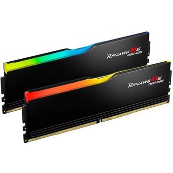 G.Skill Ripjaws M5 RGB F5-6000J3636F16GX2-RM5NRK, 32 ГБ, 6000 МГц, 288-контактный DIMM, AMD EXPO, RGB подсветка (F5-6000J3636F16GX2-RM5NRK)
