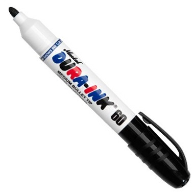 Marķieris uz tintes bāzes 3mm melns MARKAL (MK096536)