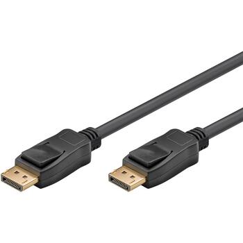 Goobay Кабель DisplayPort-DisplayPort 64799, 3 м, черный, 8K 60 Гц, 32.4 Гбит/с, позолоченный (64799)