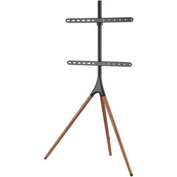 Sbox televizora kronšteins FS-1246F, 45-65, 32kg, 200x200, 600x400, uz grīdas, izliektiem ekrāniem, kabeļu pārvaldība (FS-1246F)