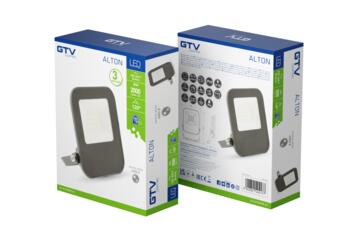 Gtv светодиодный прожектор LD-ALTON20W-40, 20Вт, 2000лм, 4000К, AC220-240В, IP65, IK10, 120°, CRI≥80, алюминий, стекло (LD-ALTON20W-40)
