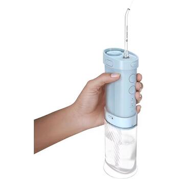 Philips Sonicare Compact Flosser 1000 HX3333/24, 200ml, IPX7, 21d, 3 režīmi, 2 uzgaļi, zils (HX3333/24)
