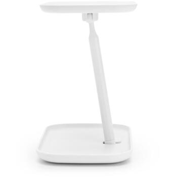 Brabantia ReNew зеркало с полкой 280726, 400г, 28.3x20x12.6см, пластик, регулируется на 360°, нескользящее основание (280726)