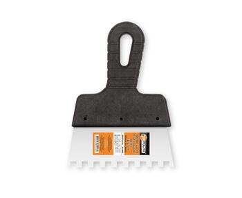 Līmes špakteļlāpsta ar zobiem 150mm (8x8mm) 111-059 POLAX (111-059)