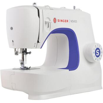 Singer Šujmašīna M3405, 23 dūrieni, 1 pogcaurums, automātiska vītne, regulējams dūriena garums, regulējams dūriena platums (M3405)