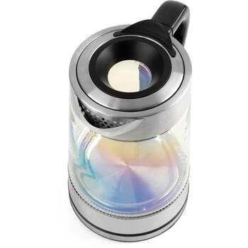 Salter Чайник EK5078IRFVDE, 2200 W, 1.7 л, стекло, 360° поворот, LED подсветка, автоотключение (EK5078IRFVDE)