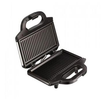 Tefal Sviestmaižu tosteris SM 1572, 700W, melns, nerūsējošais tērauds, rokturis ar slēdzeni, gatavošanas virsma 230x130mm (SM1572)