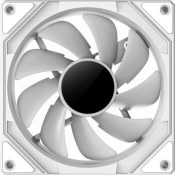 Gamemax Korpusa ventilators FN12A-S8I-W, 120mm, 44.35 cfm, 800-1600 rpm, 31.21 dBA, caurspīdīgas lāpstiņas (FN12A-S8I-W)