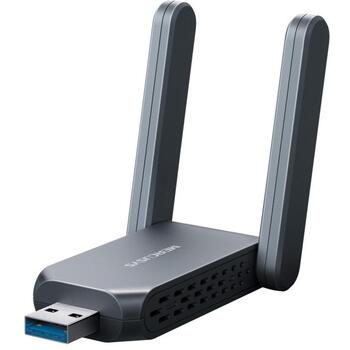 Mercusys MA37BEH, сетевой адаптер, BE6500, 2882 Mbps, 688 Mbps, 2.4 GHz, 5 GHz, 6 GHz, WPA3-SAE, USB 3.0 (MA37BEH)