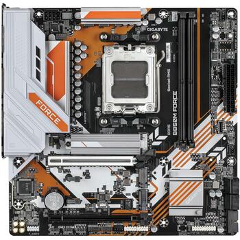 Gigabyte B850M FORCE mātesplate, AMD Ryzen 9000 sērijas procesori, 8+2+2 fāzes digitālais VRM, līdz 9600MHz DDR5, 3*M.2 (B850M FORCE)