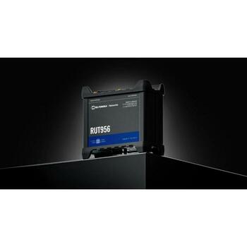 Teltonika маршрутизатор RUT956 4G LTE, 2 SIM, 100 Mbit/c, 3x RJ-45, RS-232/RS-485, GNSS, RutOS, черный (RUT956)