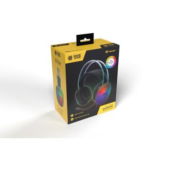 Tracer Наушники TRASLU47524, 110dB, 32Ω, 2m, 20Hz-20KHz, RGB подсветка, плетеный кабель, гибкая дужка (TRASLU47524)